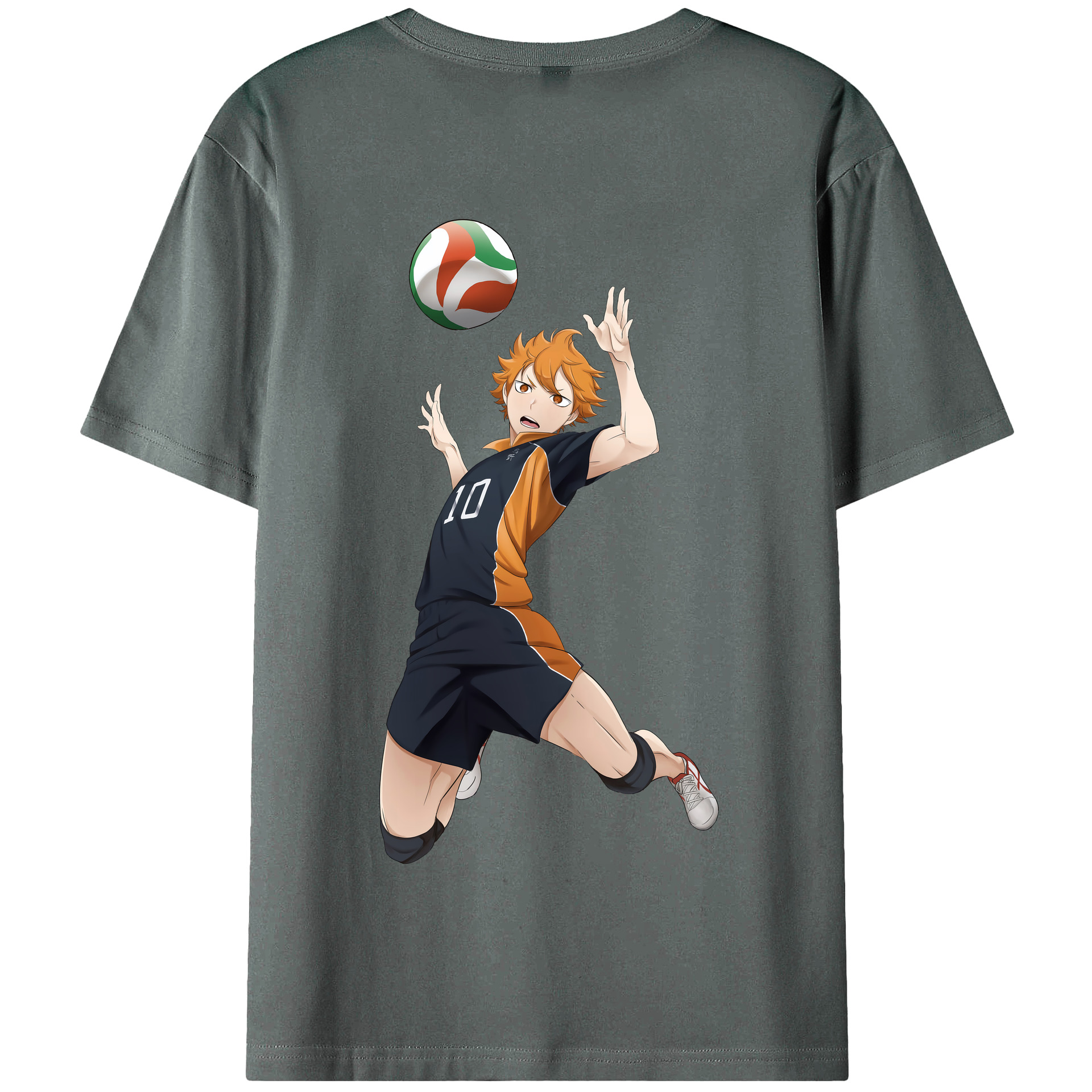 （画像用） ハイキュー!! Haikyu!! 綿100％半袖Tシャツ（背面プリント）